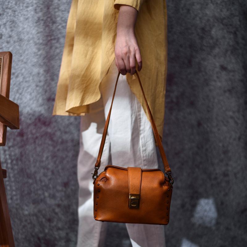 李記 | 原創真皮手工 | 柔らかい牛革の脇バ小方包192020號