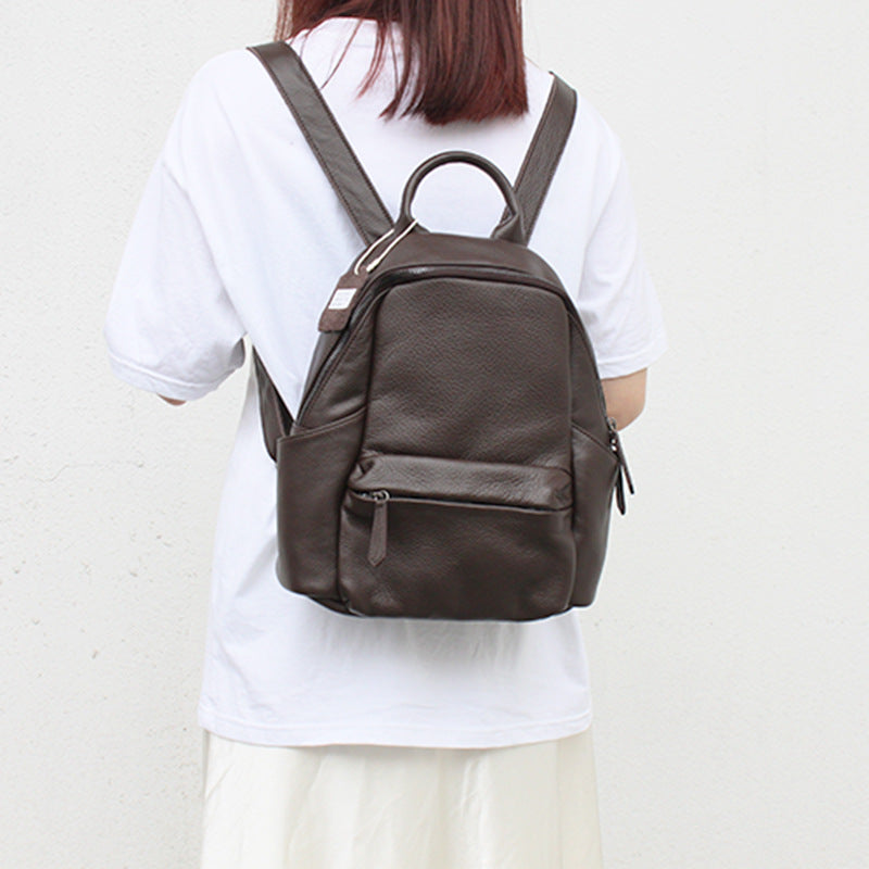 李記 | 原創手工真皮 | 日系い頭層牛革の後背包20801號