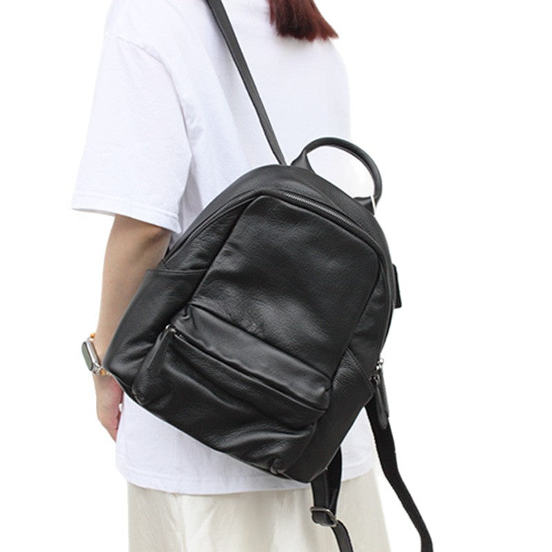 李記 | 原創手工真皮 | 日系い頭層牛革の後背包20801號