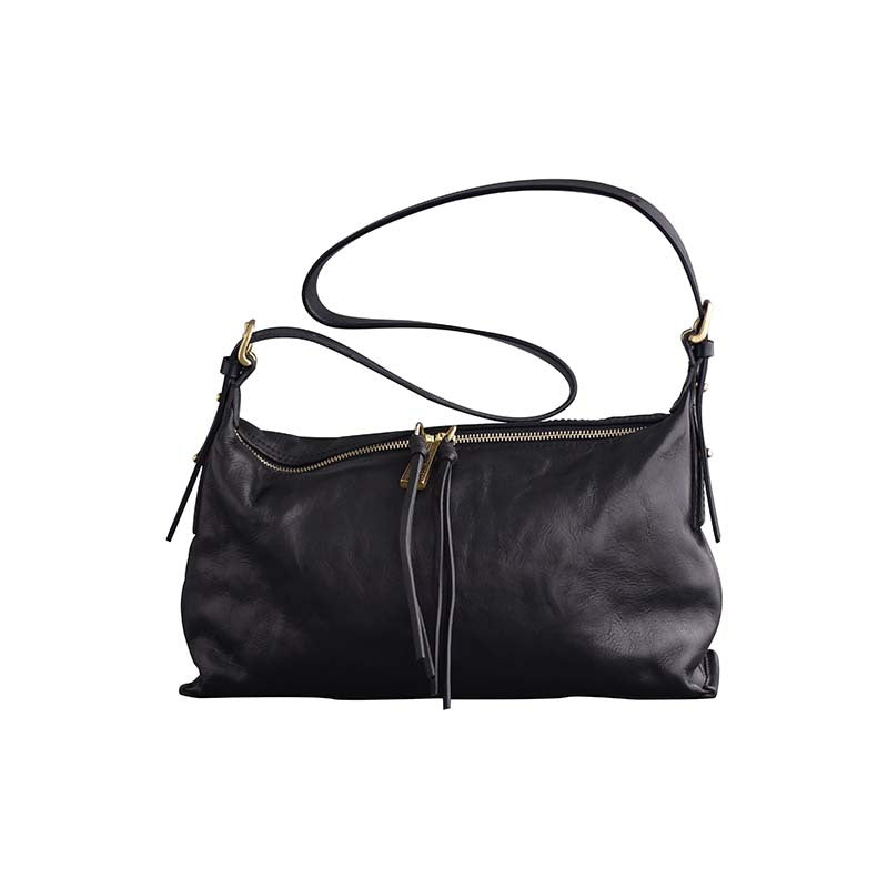 Li Ji | Original handmade genuine leather | Handmade cow leather color and thick slant bag No. 23037