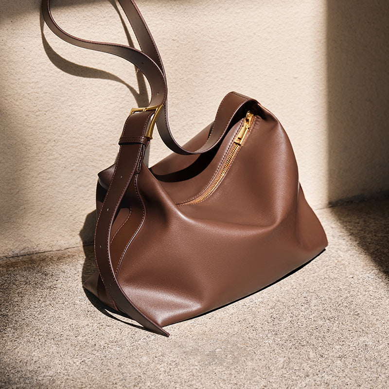 Li Ji | Original handmade genuine leather | Natural and comfortable commuting bag No. 231025