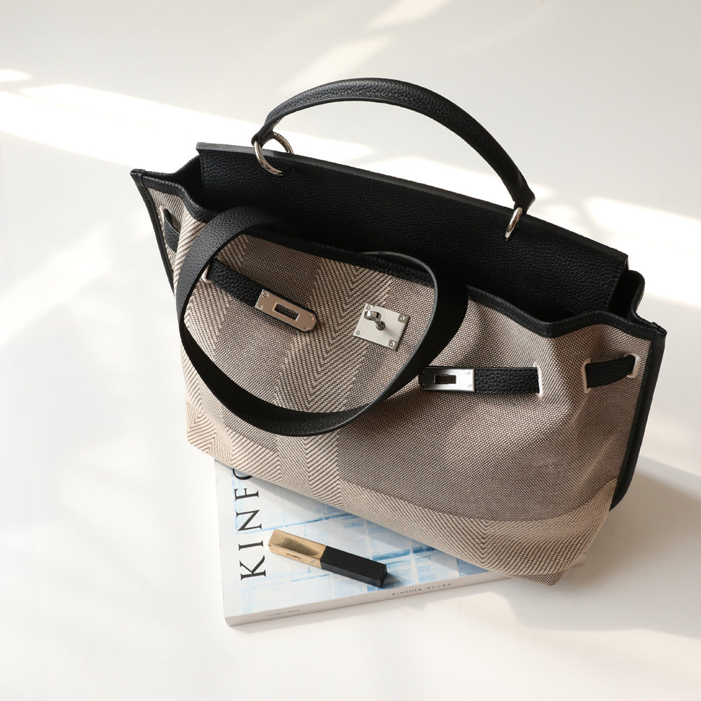 Li Ji | Original handmade genuine leather | High-end retro stitching Birkin bag No. 231105