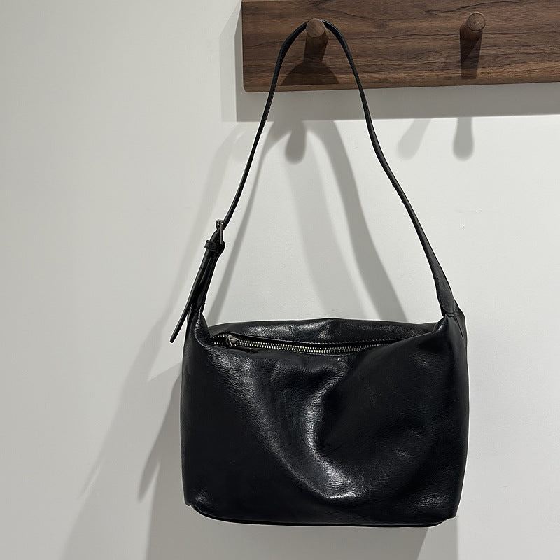 李記 | 原創手工真皮 | 人気の慵懶feelい腋下包25007號