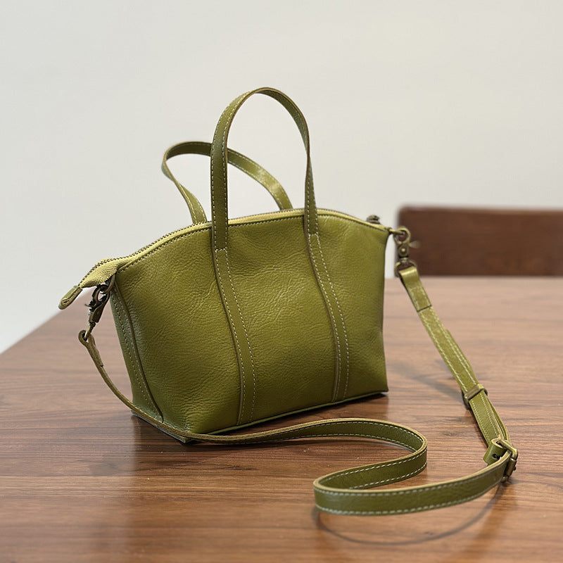 李記 | 原創手工真皮 | 韓版文藝い革職手提包25010號