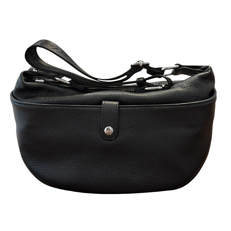 李記 | 原創手工真皮 | 輕便餃子型い單肩小包25025號