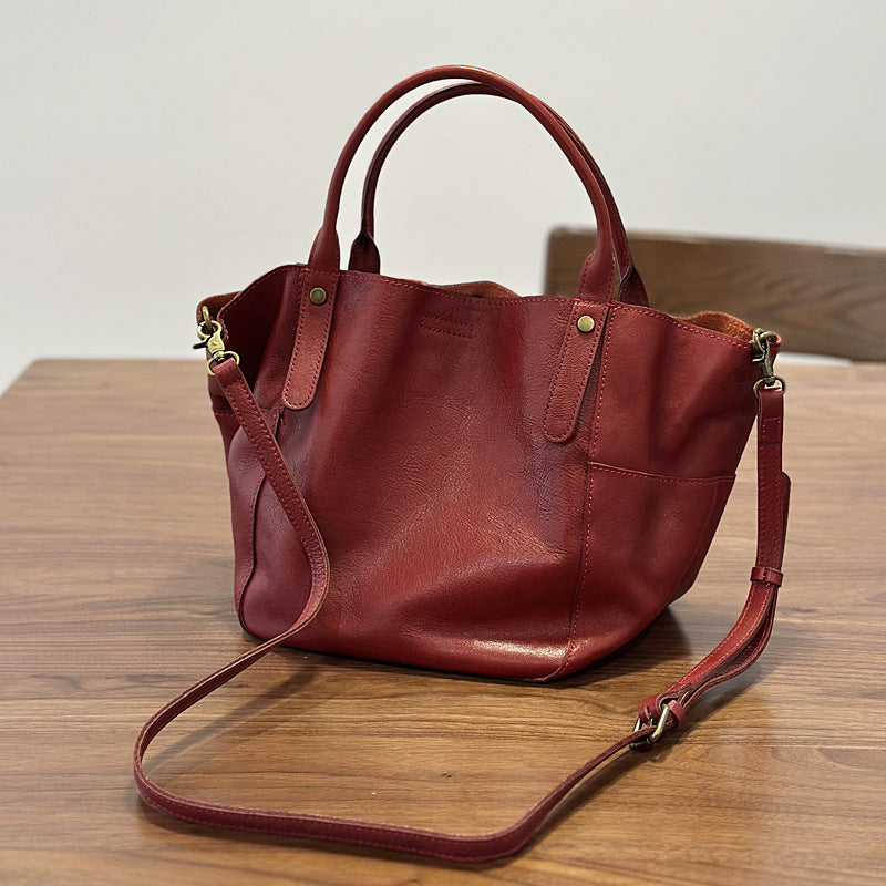 李記 | 原創手工真皮 | 韓版グ本革ハ大容量包25027號