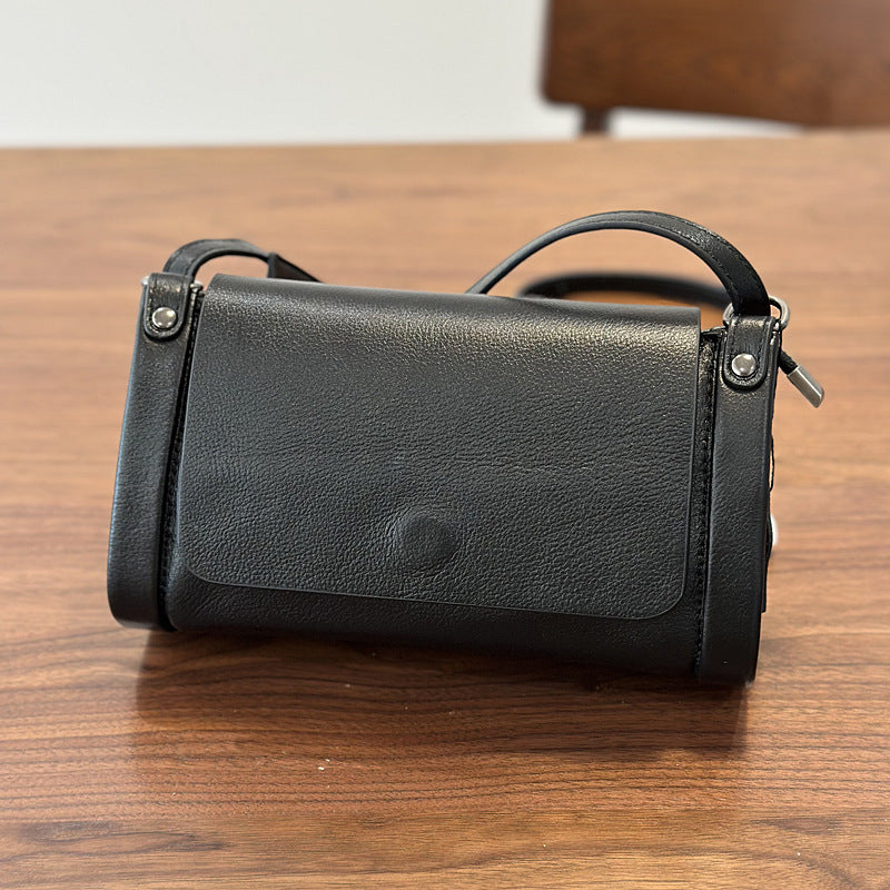 李記 | 原創手工真皮 | 復古型の郵差包26001號