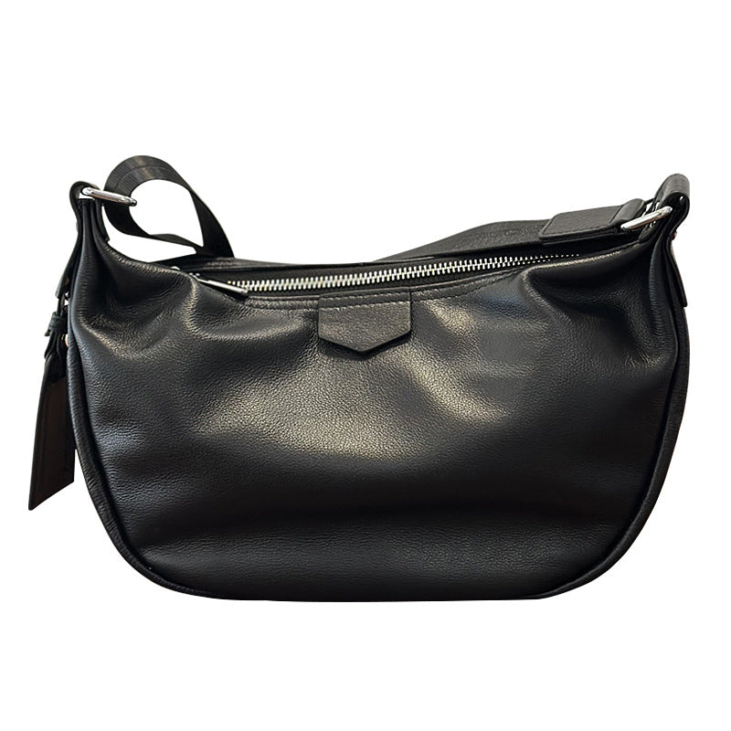 李記 | 原創手工真皮 | 個性小眾款~承包所有日常穿搭の月牙包26012號