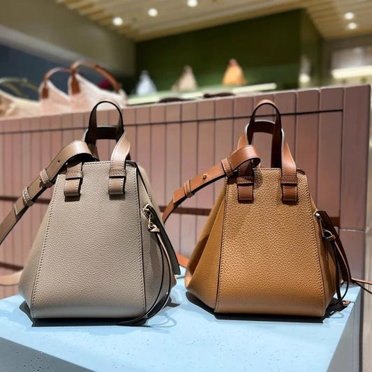 李記 | 原創手工真皮 | 別具一格の造型可愛抽繩設計いド吊床包260_1號