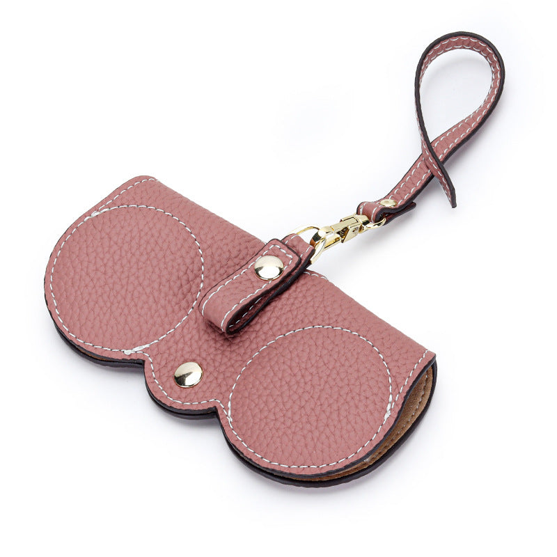 李記 | 原創手工真皮 | ド層牛革収納バ保護カバ墨鏡包28030號