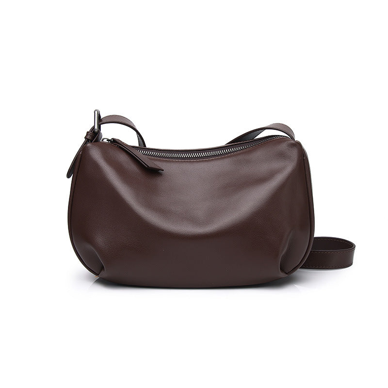 李記 | 原創手工真皮 | 本革ボ簡約休閒の斜唄包3322號