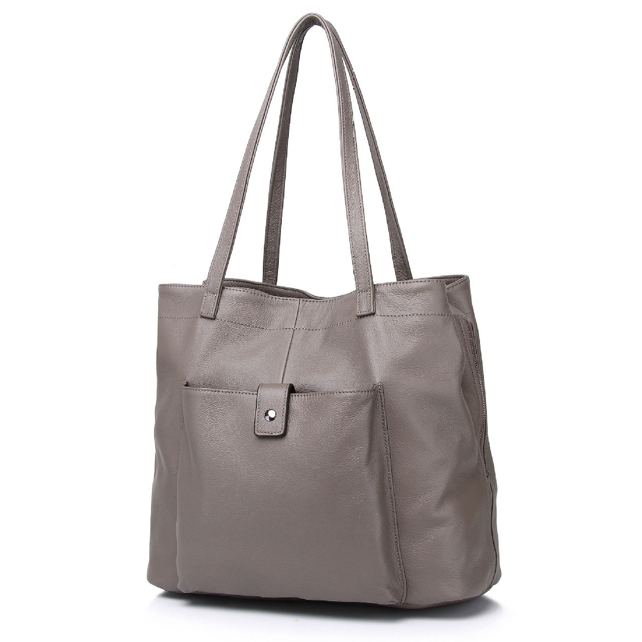 李記 | 原創手工真皮 | 多層內裡の復古通勤托特包3331號