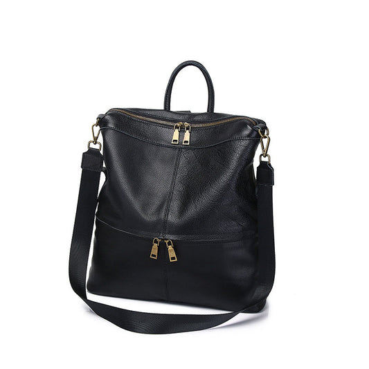 李記 | 原創手工真皮 | 歐美復古戶外の後背包3655號