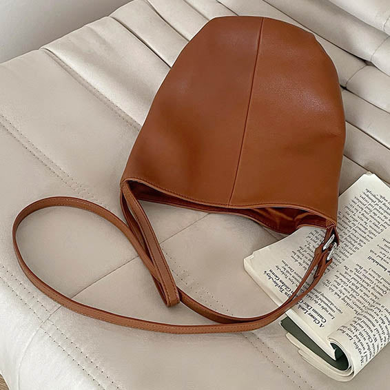 李記 | 原創手工真皮 | 慵懶風い優質質感バ手提包5060號