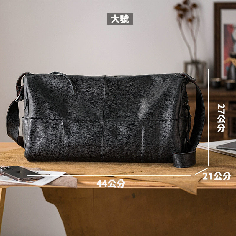 李記 | 原創手工真皮 | 城市差旅で鬆弛輕便の肩唄包5885號