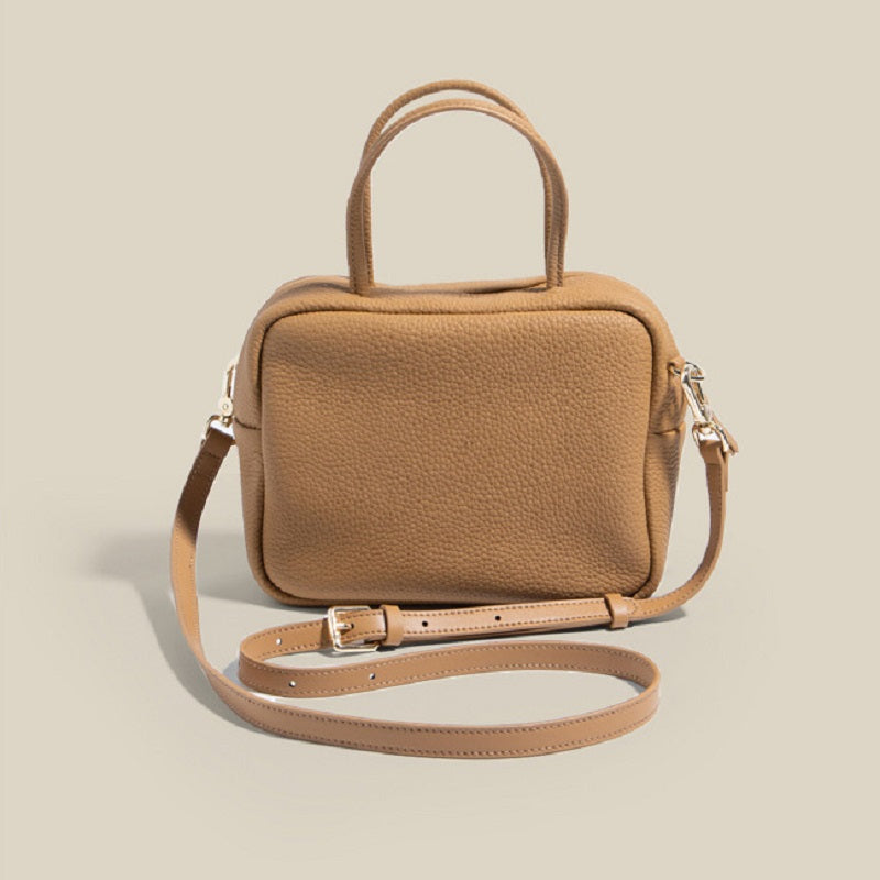 李記 | 原創手工真皮 | 一目で気に入頭層牛皮製を波士頓包60055號