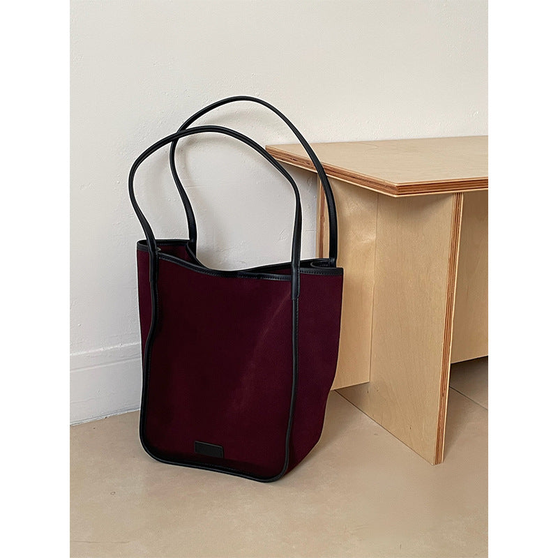 李記 | 原創手工真皮 | 復古で磨砂皮バ托特包60159號