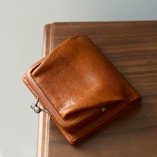 李記 | 原創手工真皮 | 多機能本革ゼロ財布6366E號