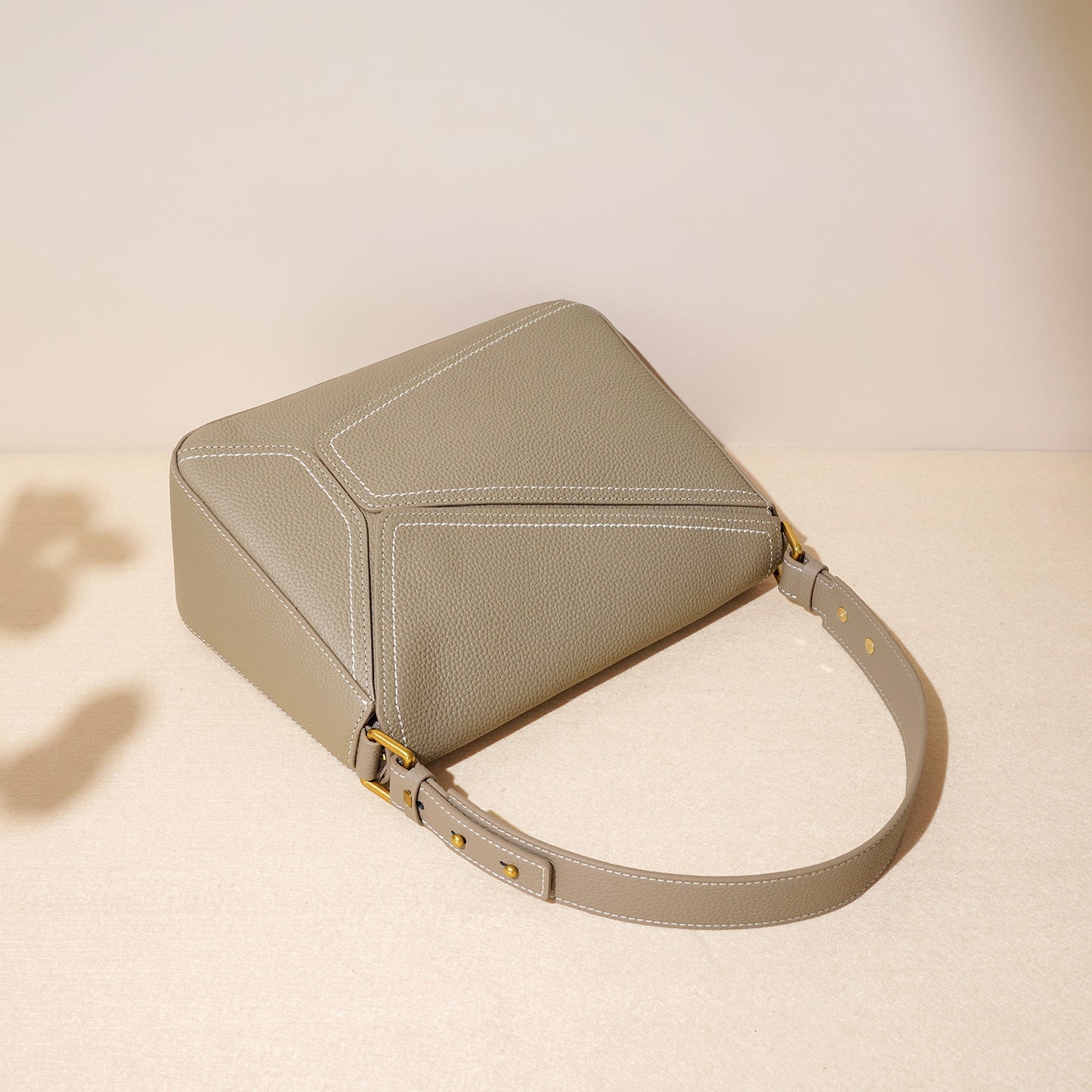 李記 | 原創手工真皮 | 歐美復古い手提包7432a號