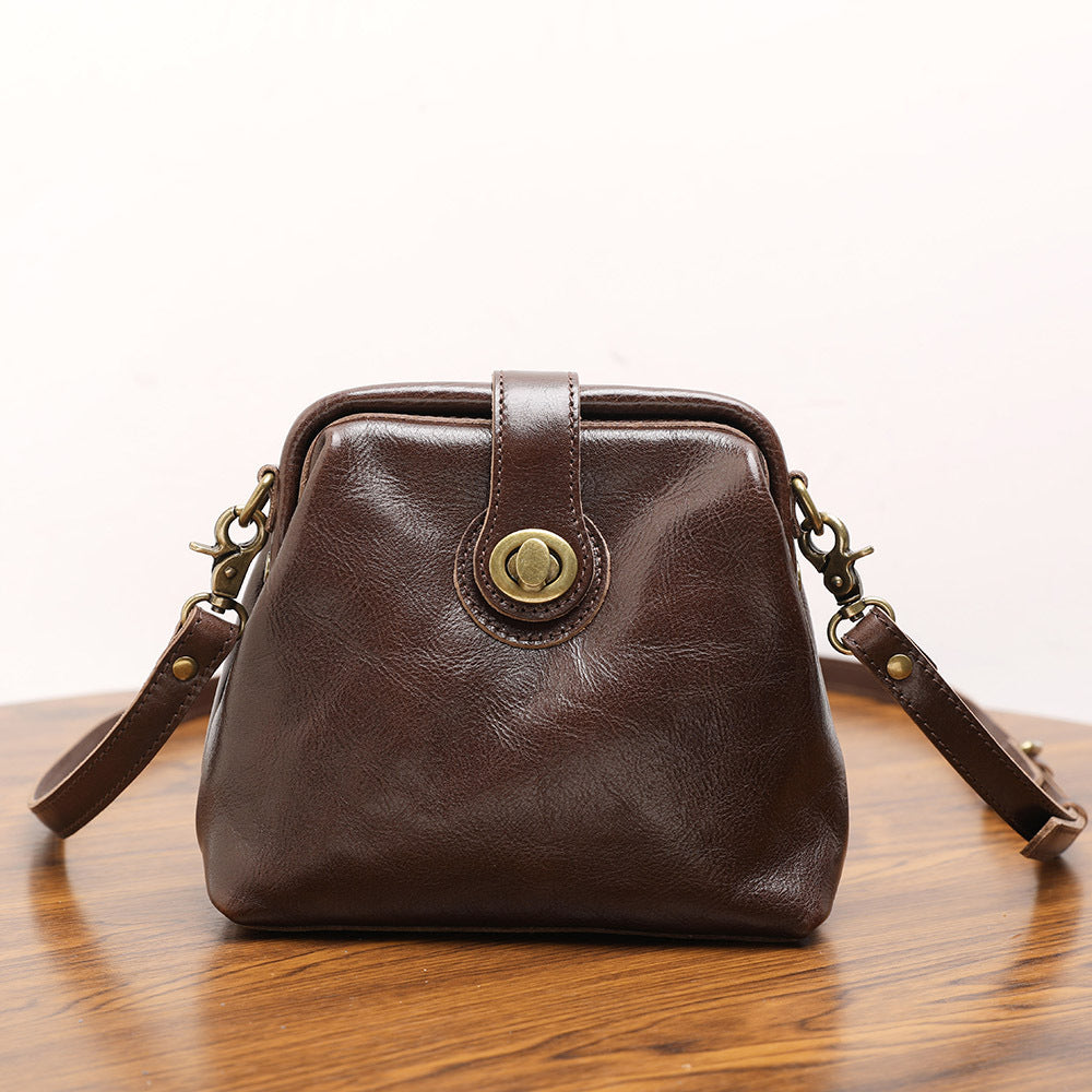 李記 | 原創手工真皮 | 復古バ植鞣皮の迷你醫生包85069號