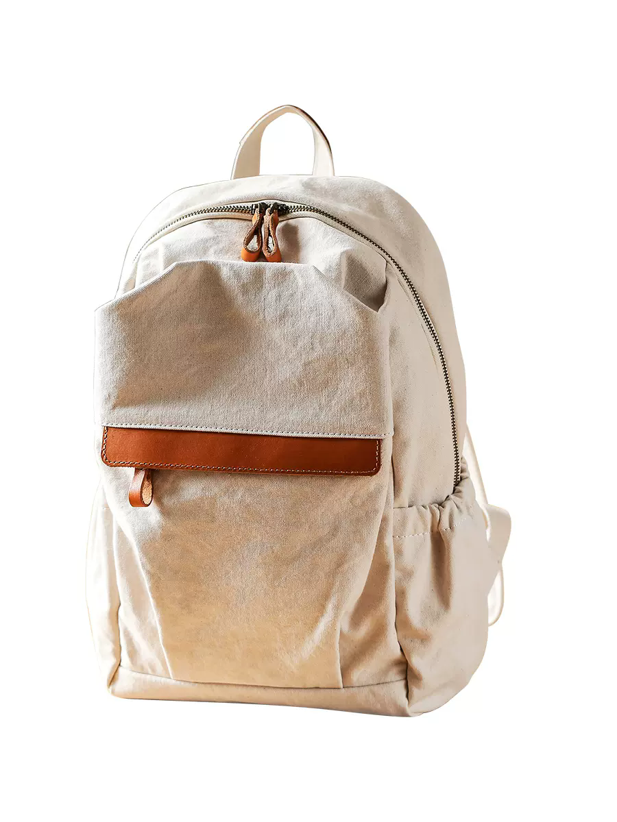 李記 | 原創手工真皮 | 文藝設計で男女同款ド後背包88790號