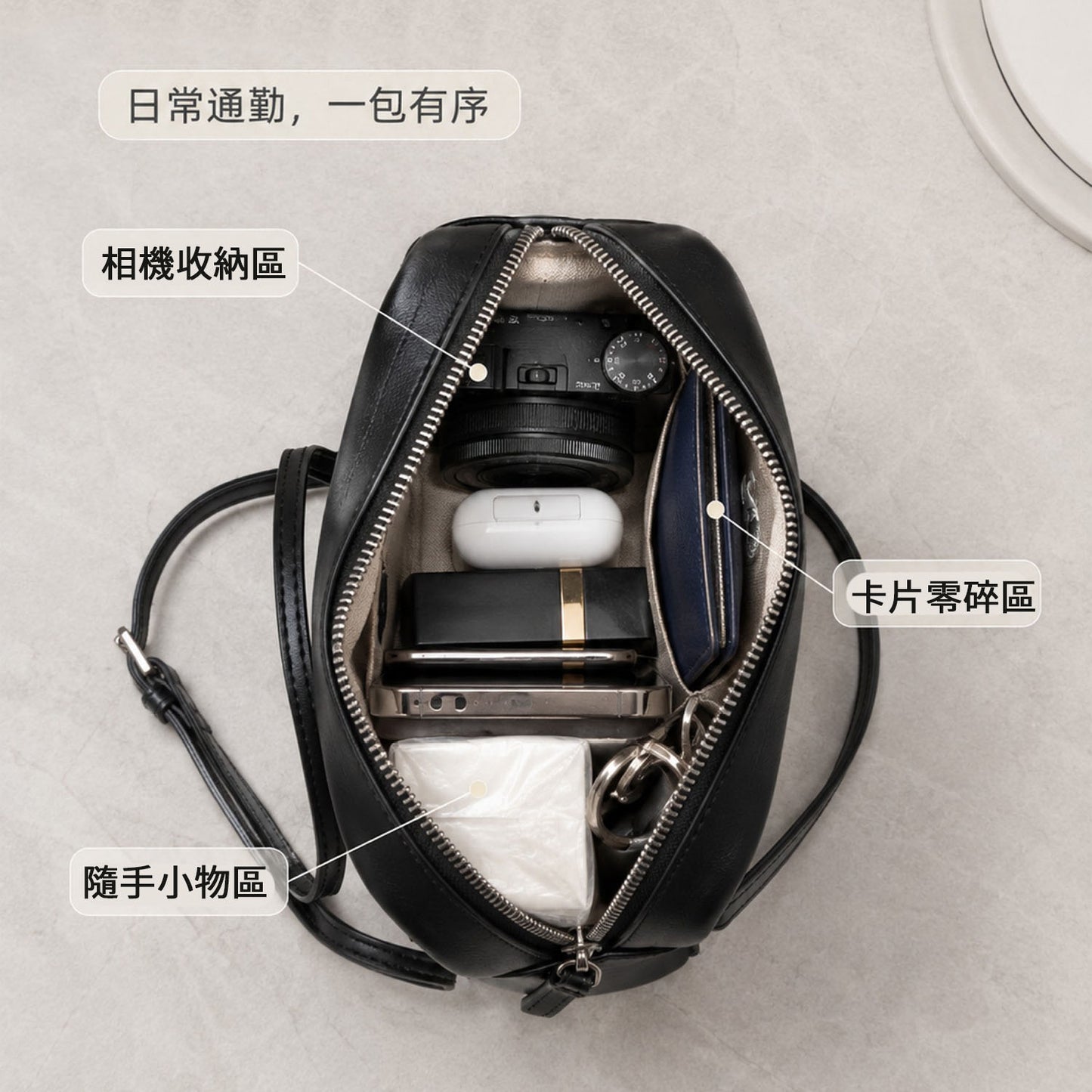 李記 | 原創手工真皮 | 菱格輕巧百搭!小方包8948號