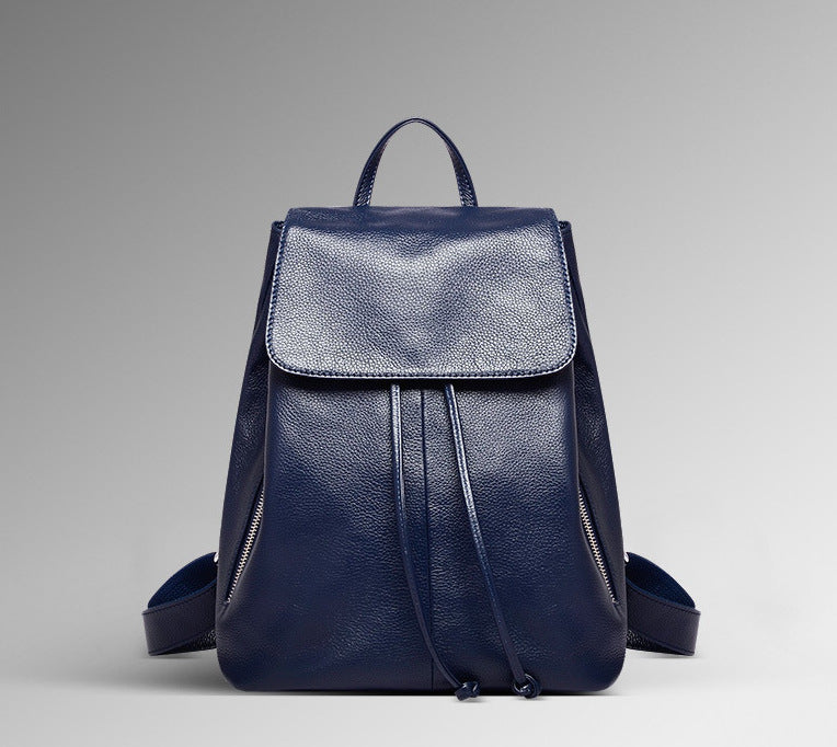 李記 | 原創手工真皮 | 韓版で頭層牛皮が休閒後背包96032號