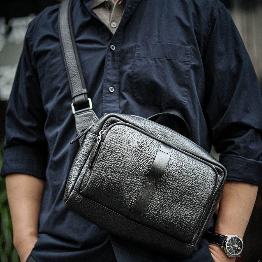 李記 | 原創手工真皮 | 都市軌跡【單反相機包】A6806號