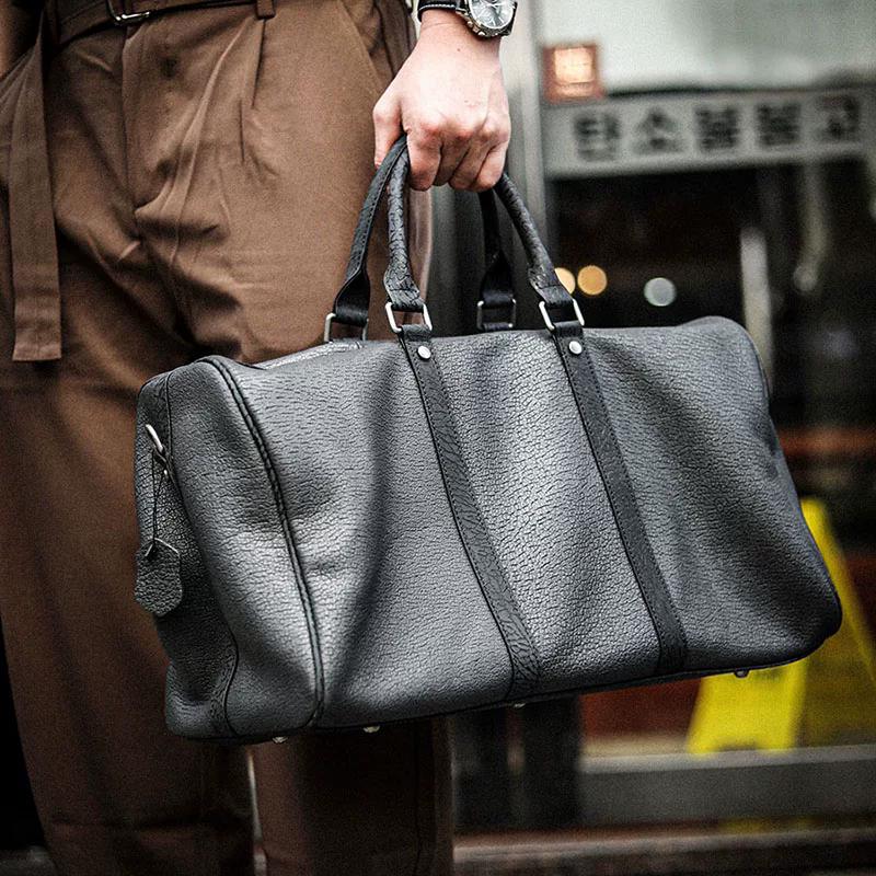李記 | 原創手工真皮 | 重本打造の健身差旅包A8149-1號