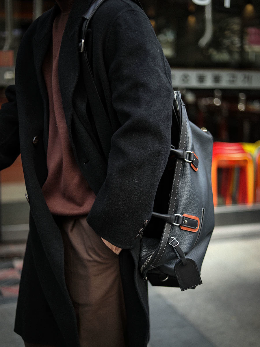 李記 | 原創手工真皮 | 【無界高配版】多功能背提包A8280號