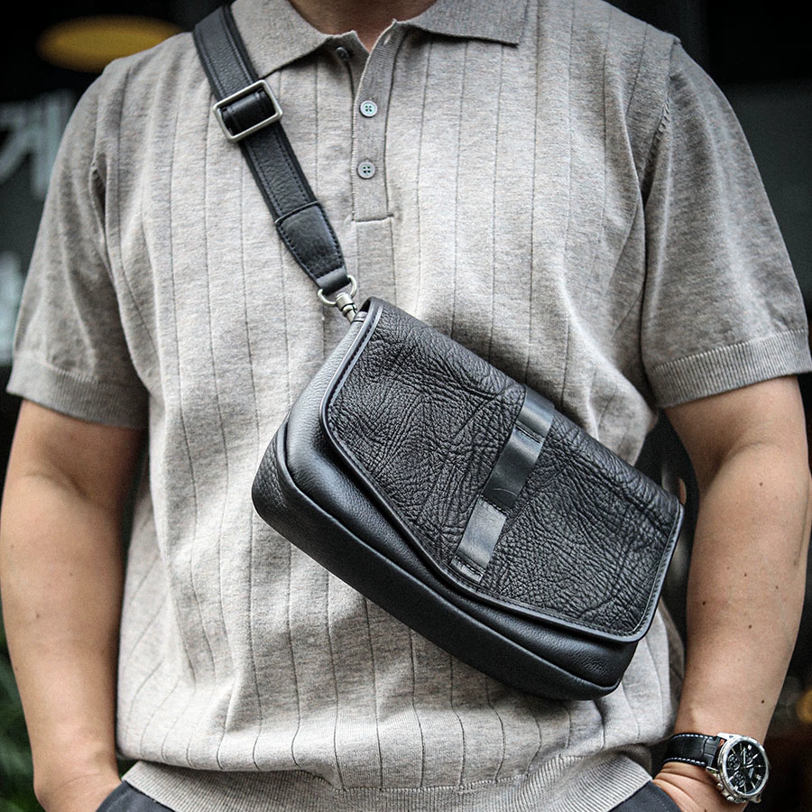 李記 | 原創手工真皮 | 【硬核视觉】小众背包A8292號