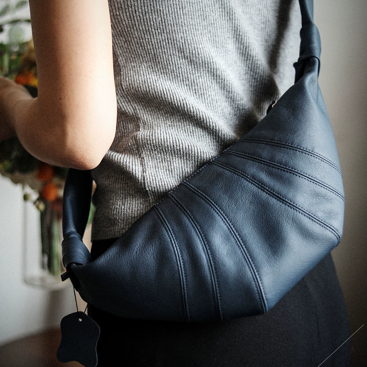 李記 | 原創手工真皮 | 輕薄隨身い隨行小背包A8545號