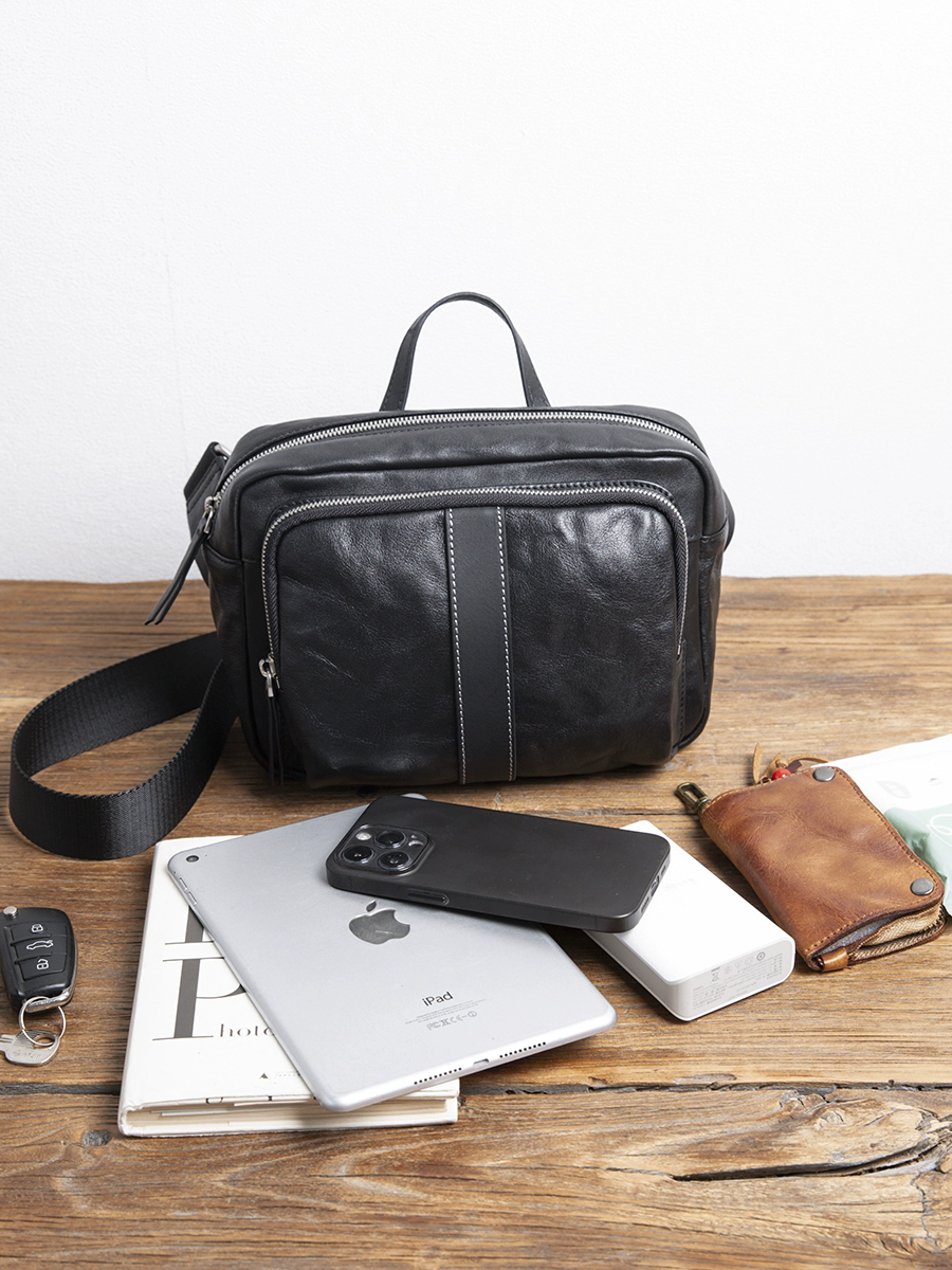 李記 | 原創手工真皮 | 毫不費力彰顯高品質の斜唄包B804號