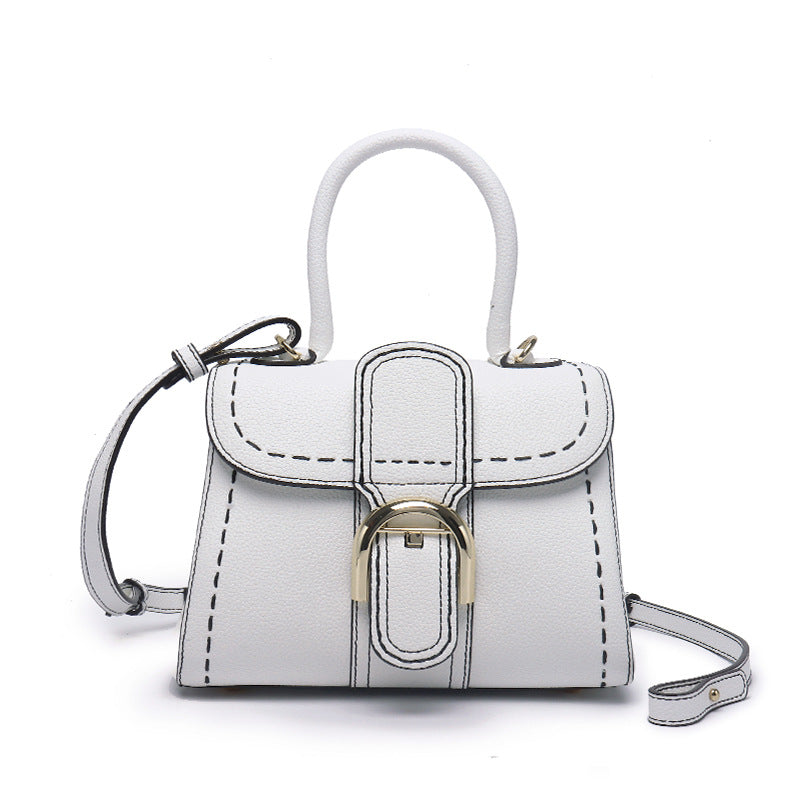 Li Ji | Original handmade leather | Unlock a new elegant style ~ Horseshoe buckle handbag No. DL01