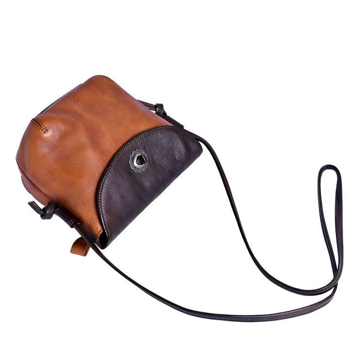 Li Ji | Original handmade leather | Xia's lightweight multi-compartment small bag No. E1019