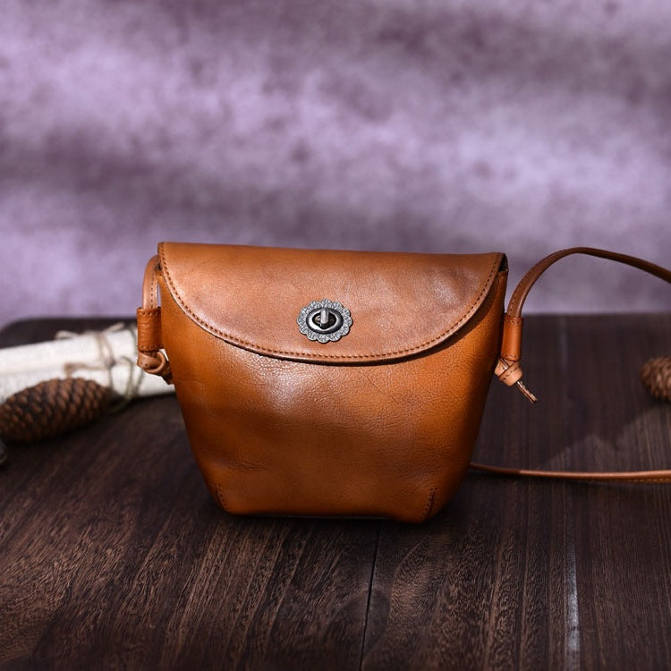 Li Ji | Original handmade leather | Xia's lightweight multi-compartment small bag No. E1019