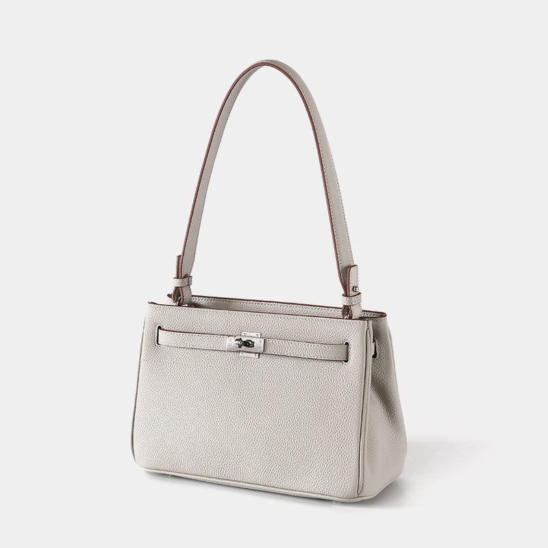 Li Ji |. กระเป๋าหนังแท้แฮนด์เมดคุณภาพสูงสไตล์วินเทจรุ่น Kelly No. JY123