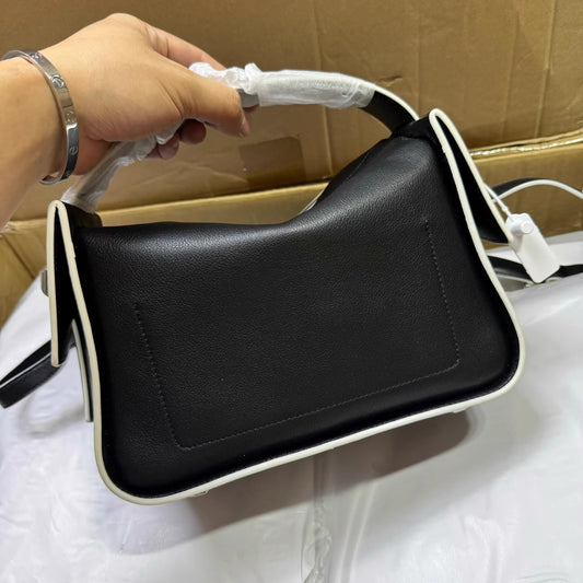 Li Ji handmade genuine leather | OEM model, minor flaws picked up ~ First-layer cowhide smile bag No. 24868