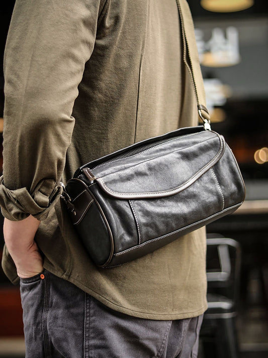 李記 | 原創手工真皮 | 怎麼背都很帥の斜唄包LS8964號