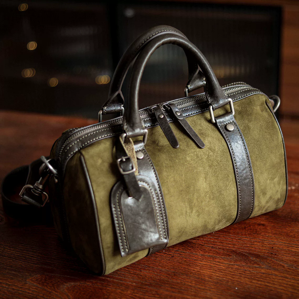 李記 | 原創手工真皮 | 義大利馬油皮の手提包A8321號