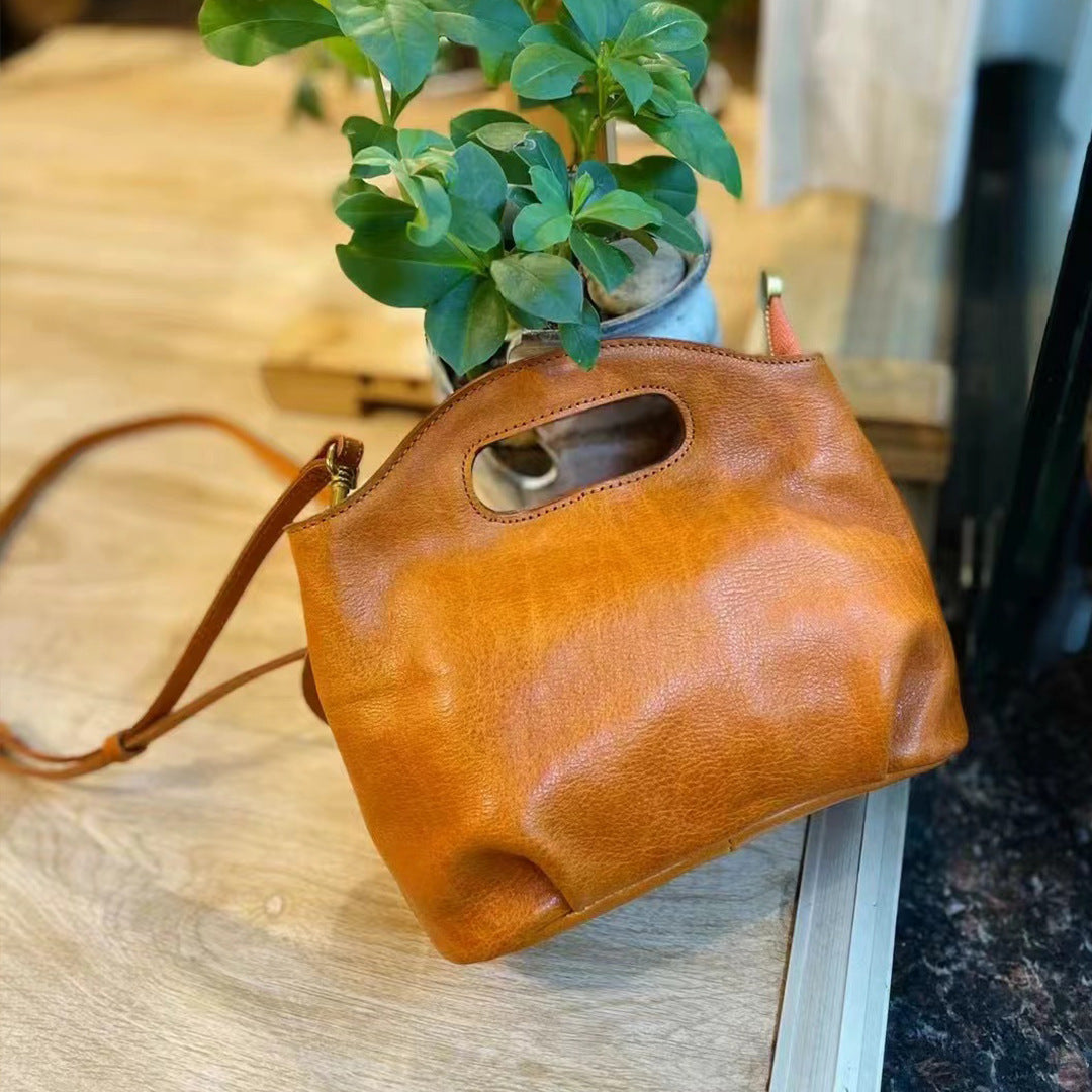 李記 | 原創手工真皮 | 雲朵軟面い手提包24333號