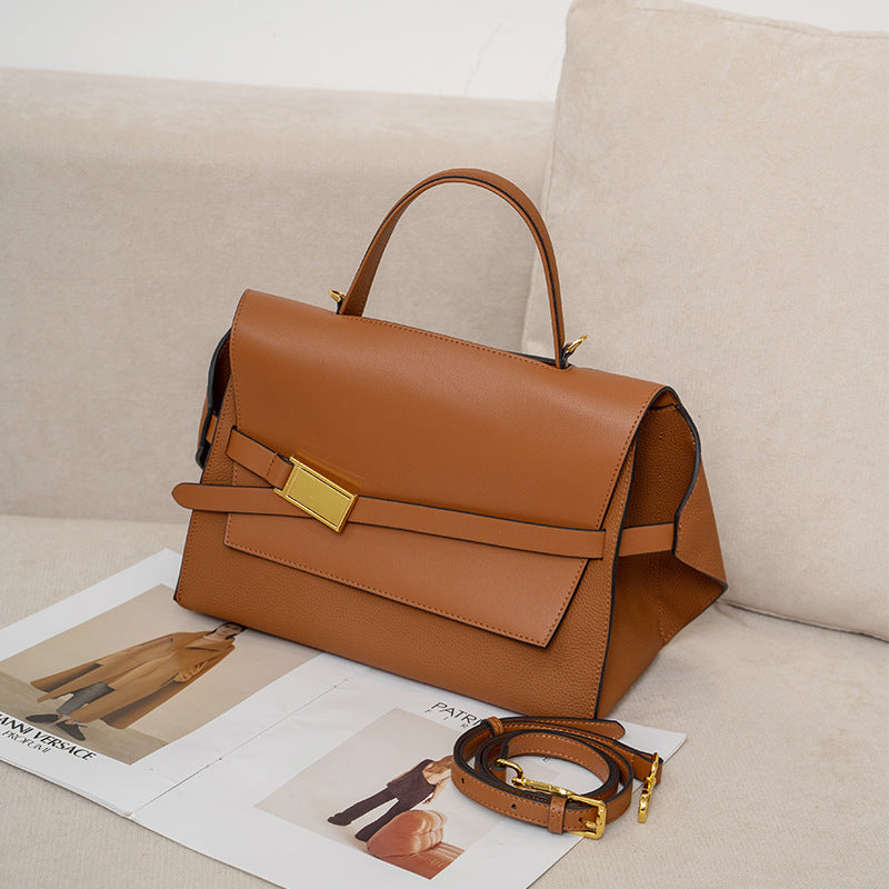 李記 | 原創手工真皮 | 經典牛皮の高級感で通勤包RY2043號