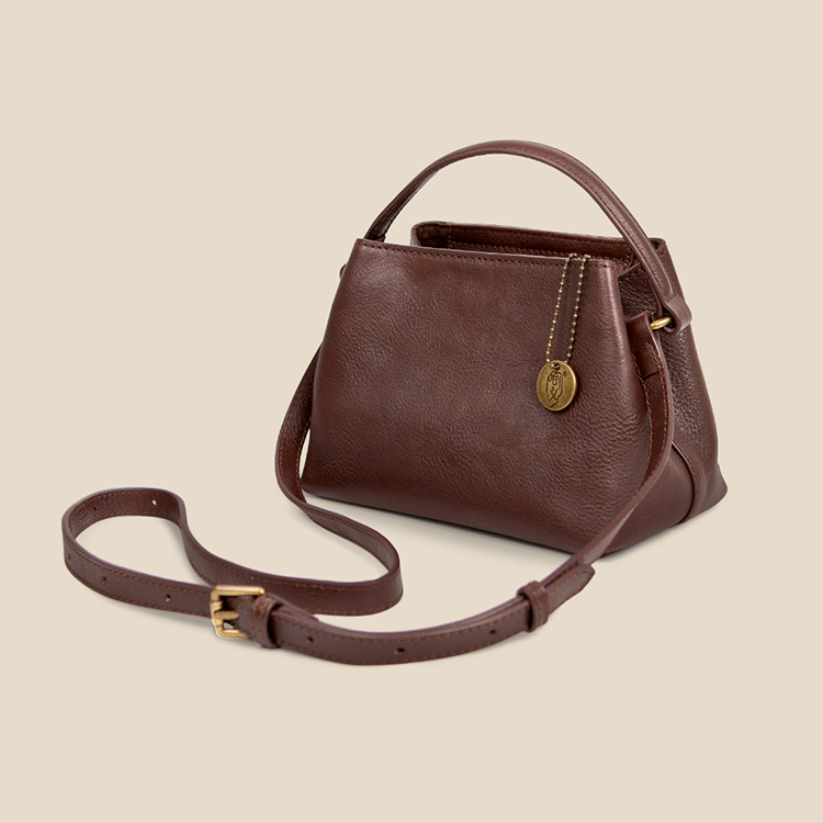 李記 | 原創手工真皮 | 植鞣革製い簡約手提包xh16號