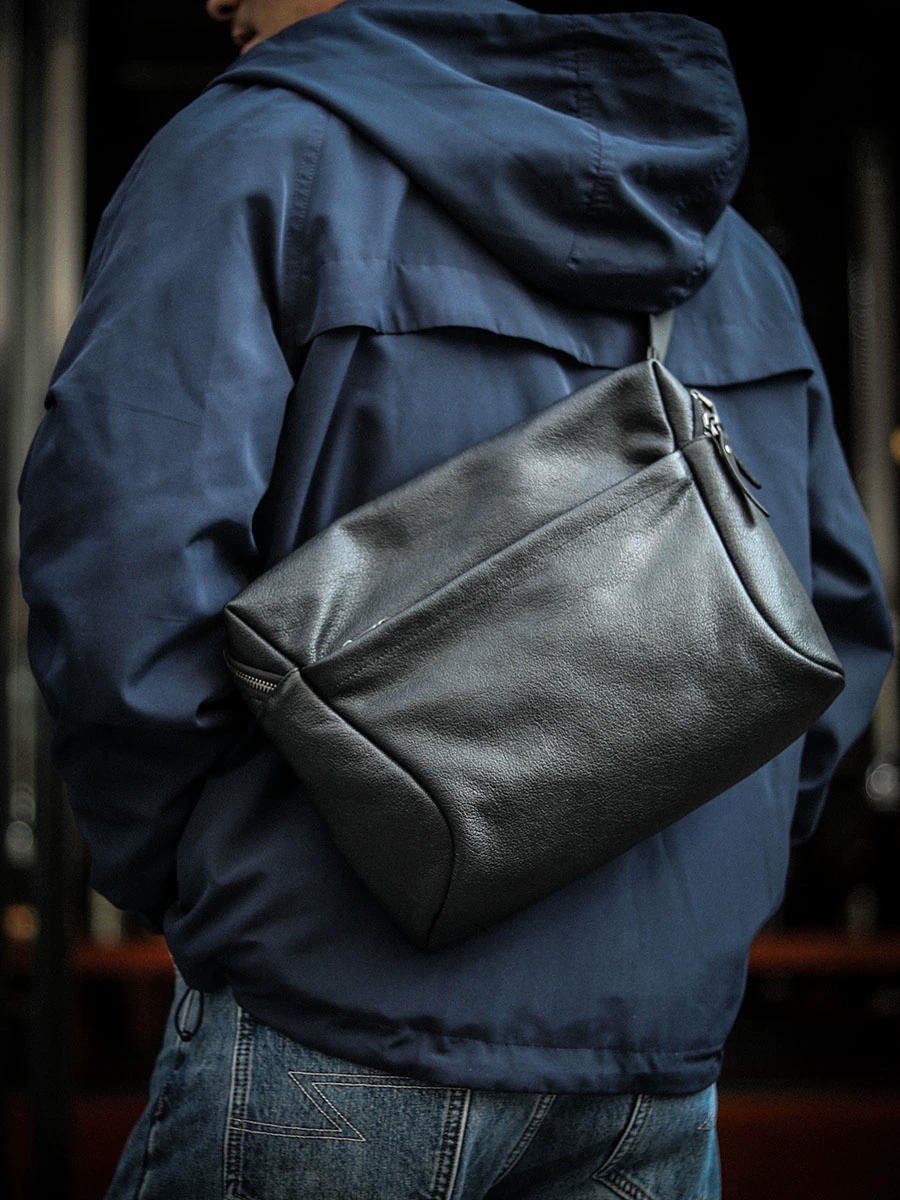 李記 | 原創手工真皮 | 小輕熟鬆弛感バ多機能背包A8271號