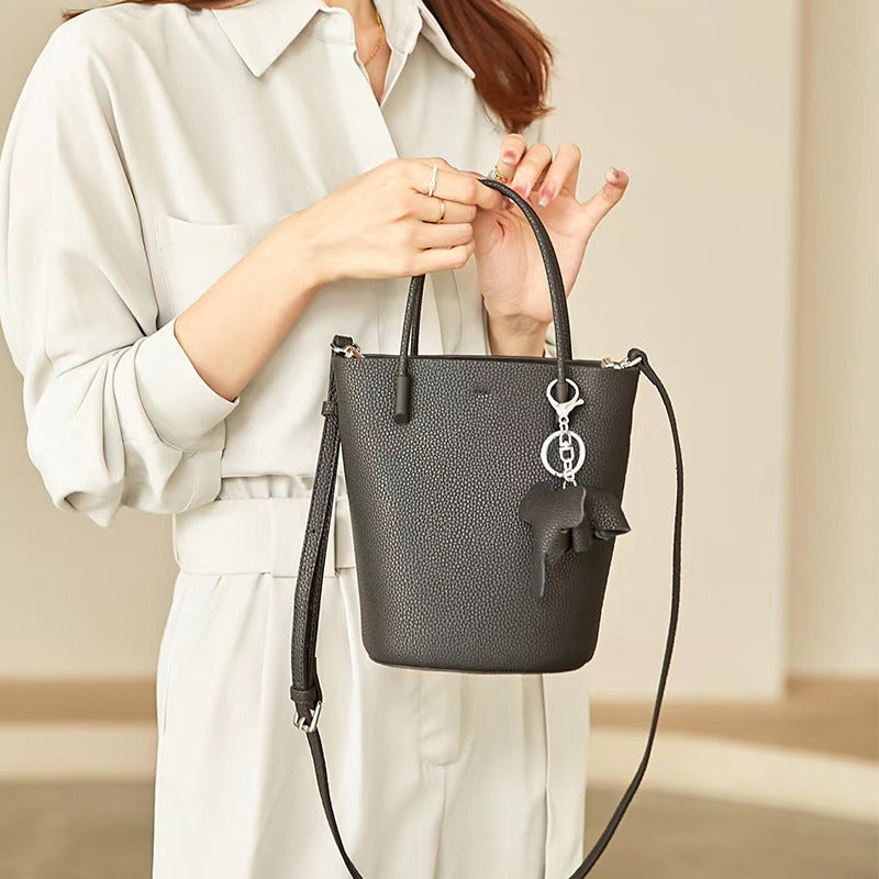 Li Ji | Original handmade genuine leather | Benge ボデ simple handbag No. H6030