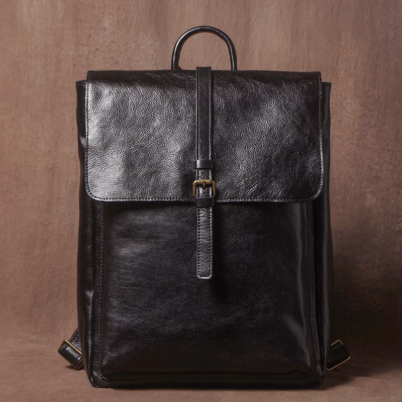 李記 | 原創手工真皮 | 基礎款~簡約耐用の後背包jz341號