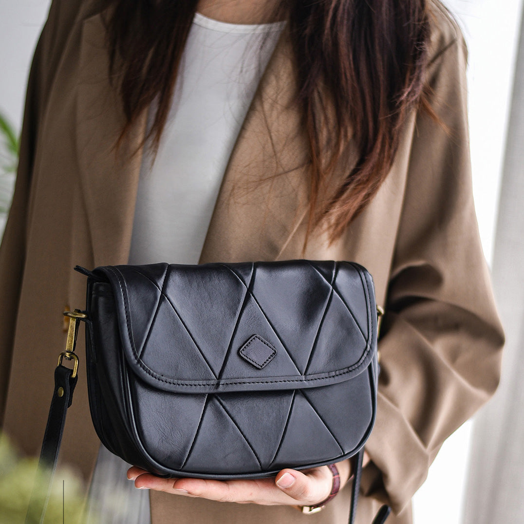 李記 | 原創手工真皮 | 超有感覺の復古馬鞍包l8150號