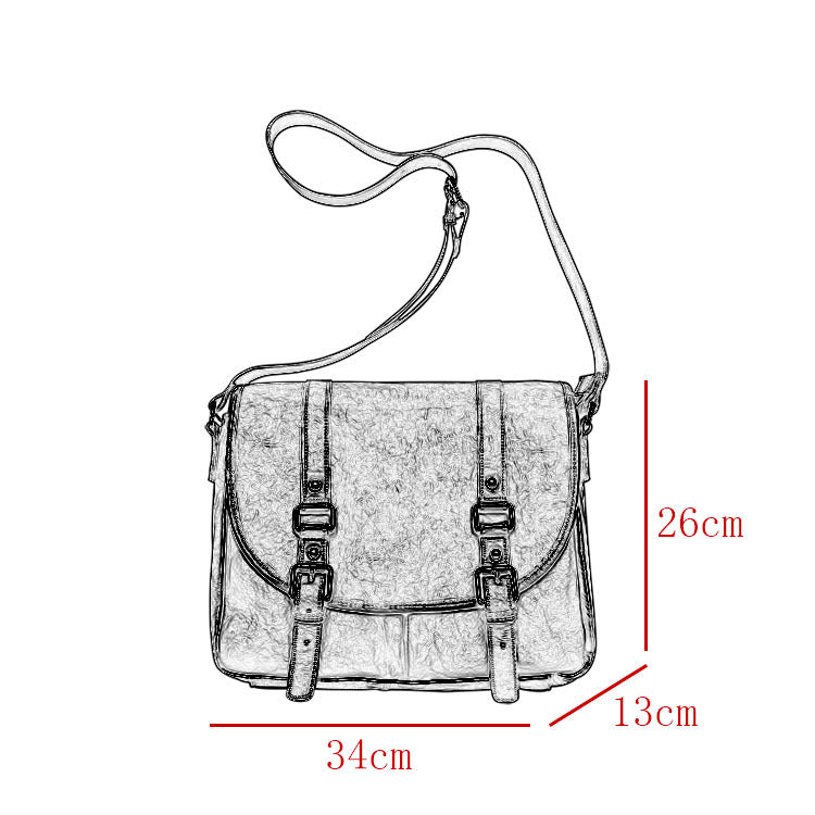 李記 | 原創真皮手工 | 郵差包 單肩斜挎背包150172