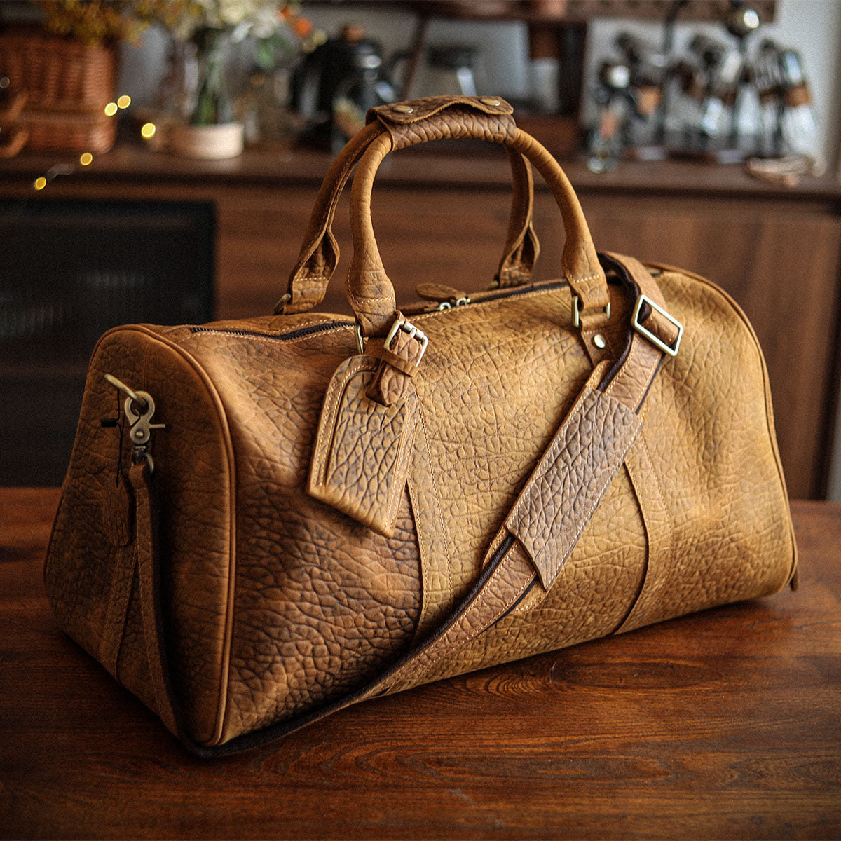 李記 | 原創手工真皮 | 超高性價比の戶外差旅旅行包38593號