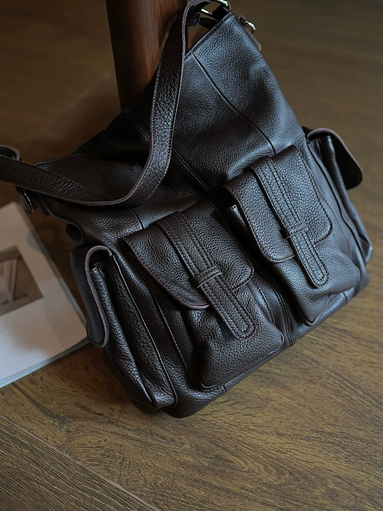 李記 | 原創手工真皮 | 縦型い本革製品で大容量包ls287號